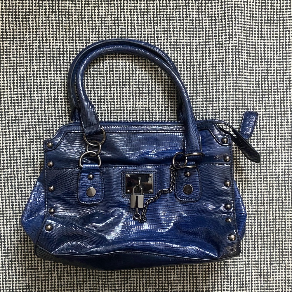 Nine West lock and chain handbag